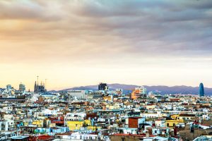 panoramica della città di Barcellona